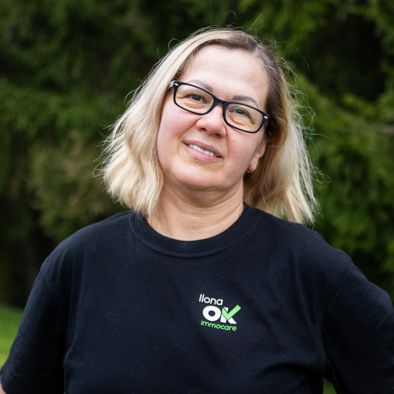 Ilona Mihailova ist Mitarbeiterin von OK immocare