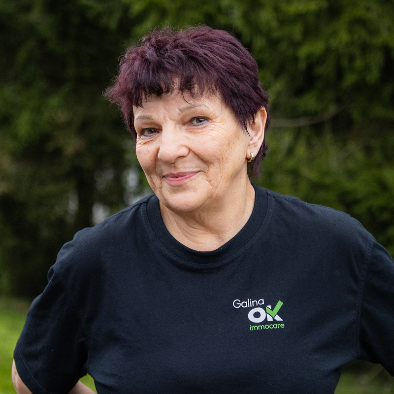 Galina Paul ist Mitarbeiterin von OK immocare
