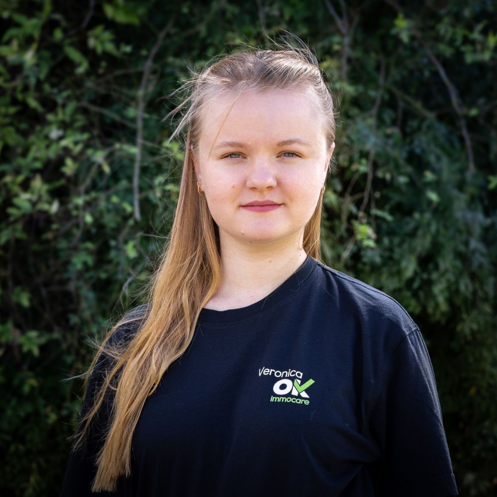 Veronica Ceban ist Mitarbeiterin bei OK immocare