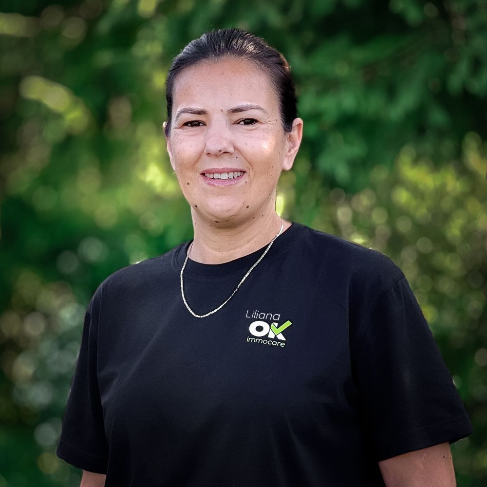 Liliana Fernandes ist Mitarbeiterin bei OK immocare.
